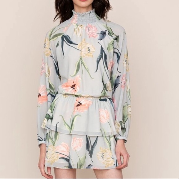 Yumi Kim NWT Mock Neck Floral Class Act Dress - Picture 4 of 15
